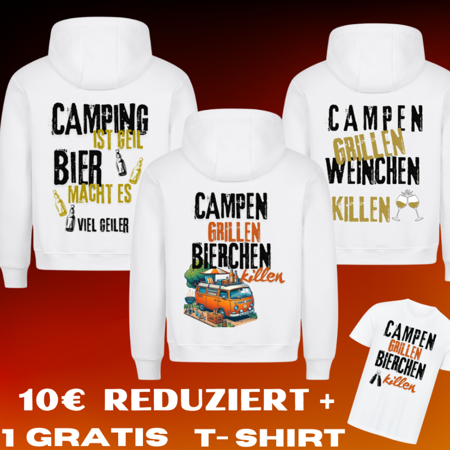 Bierchen & Weinchen Bund 3 Hoodies  1 gratis T-Shirt