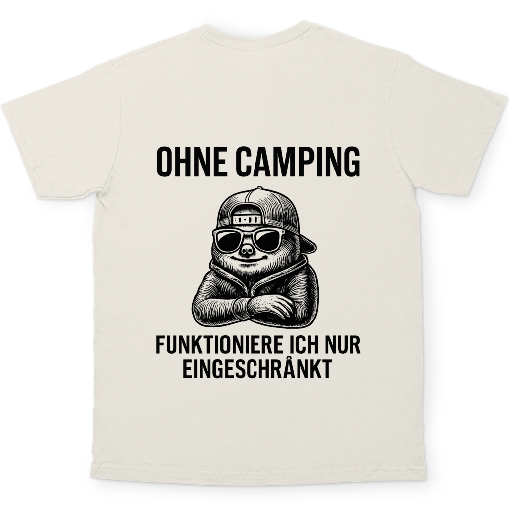 Funktioniere ich nur eingeschränkt - Rückendruck || Premium Shirt unisex