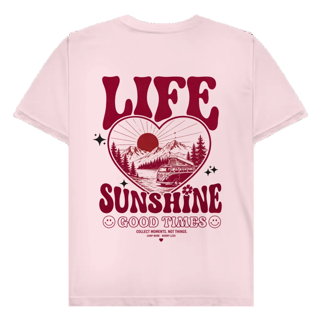 Life Sunshine - Rückendruck | Premium Shirt unisex