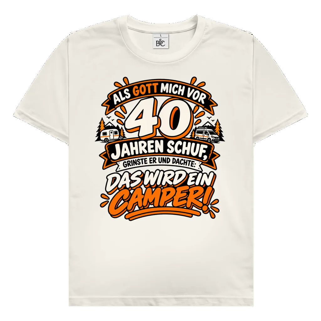 Camper wird 40 | Premium Shirt unisex