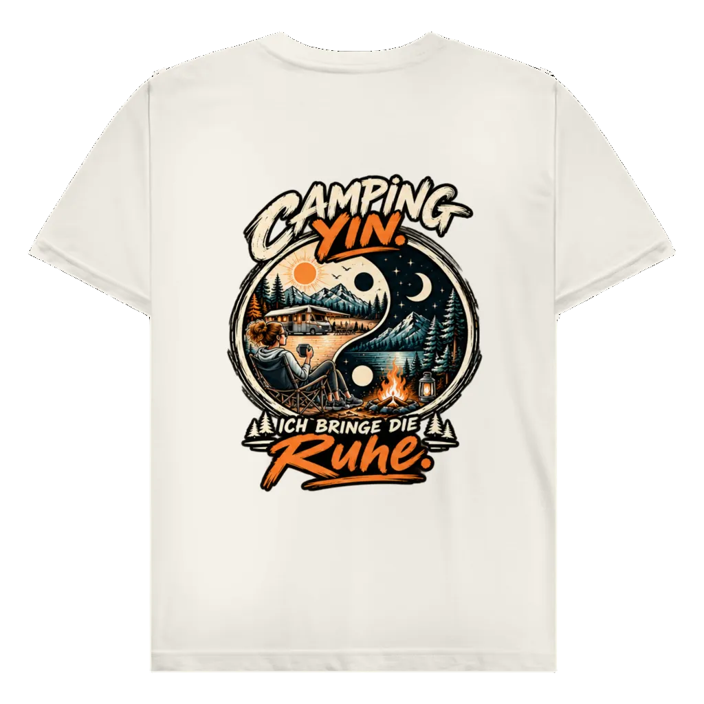 CAMPING YIN - Rückendruck | Premium Shirt unisex