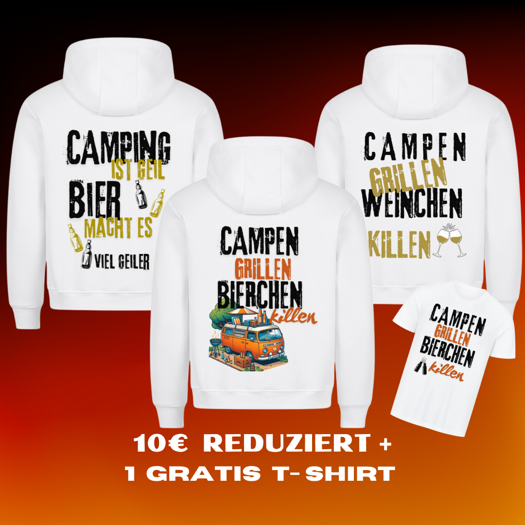 Bierchen & Weinchen Bund 3 Hoodies  1 gratis T-Shirt