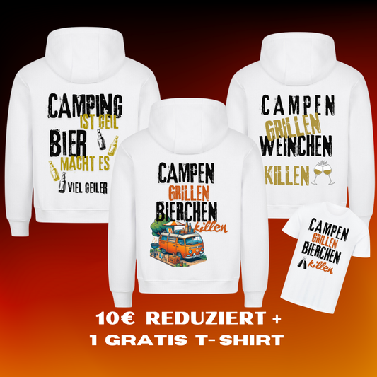 Bierchen & Weinchen Bund 3 Hoodies  1 gratis T-Shirt