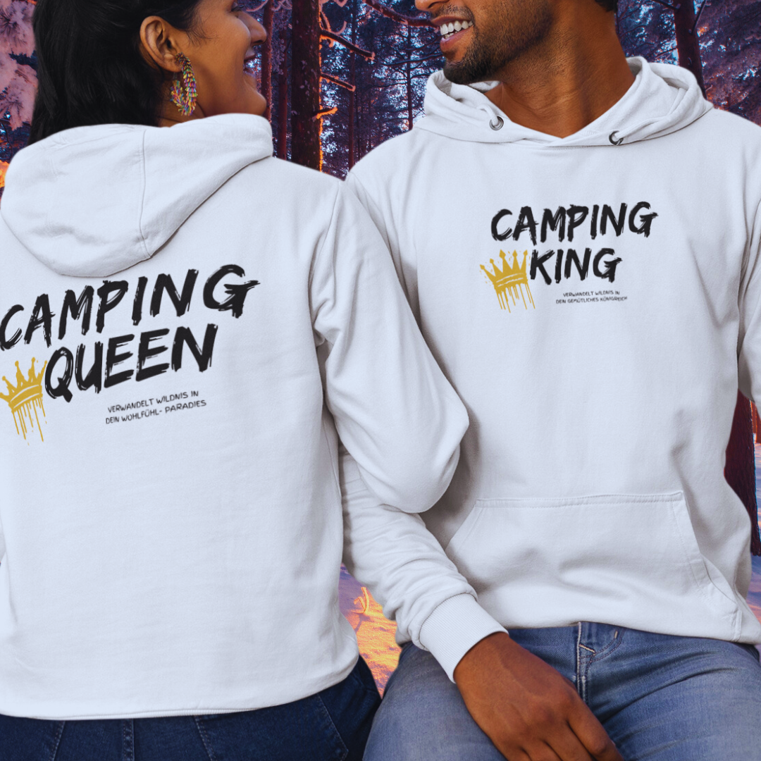 Camp Queen Rückendruck | Premium Hoodie unisex