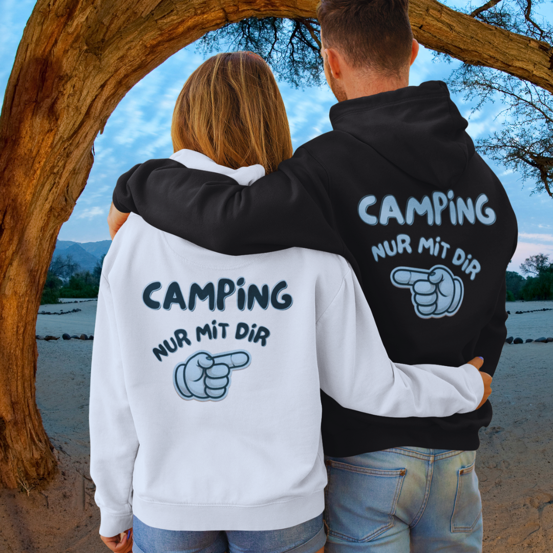 Nur mit dir rechts Rückendruck | Premium Hoodie unisex