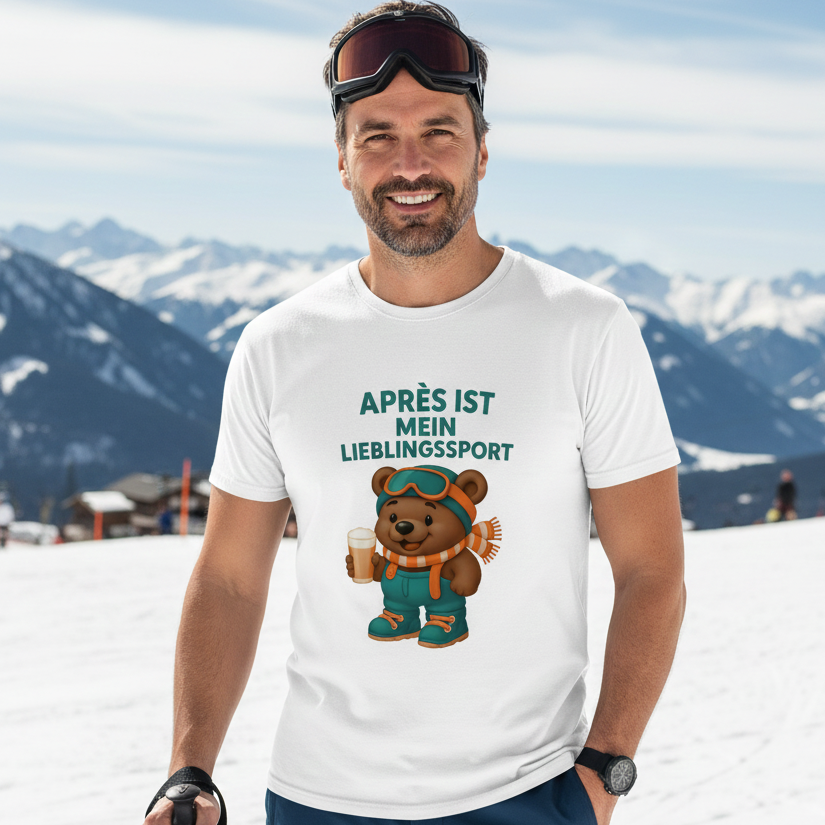 Ab auf die Piste | Premium T-Shirt