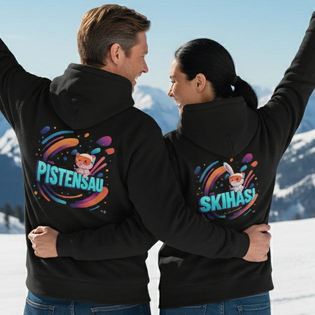 Pistensau - Rückendruck | Premium Hoodie