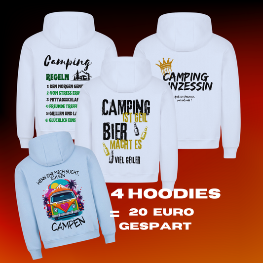 Spar- SET mit 4 Bestseller- Hoodies
