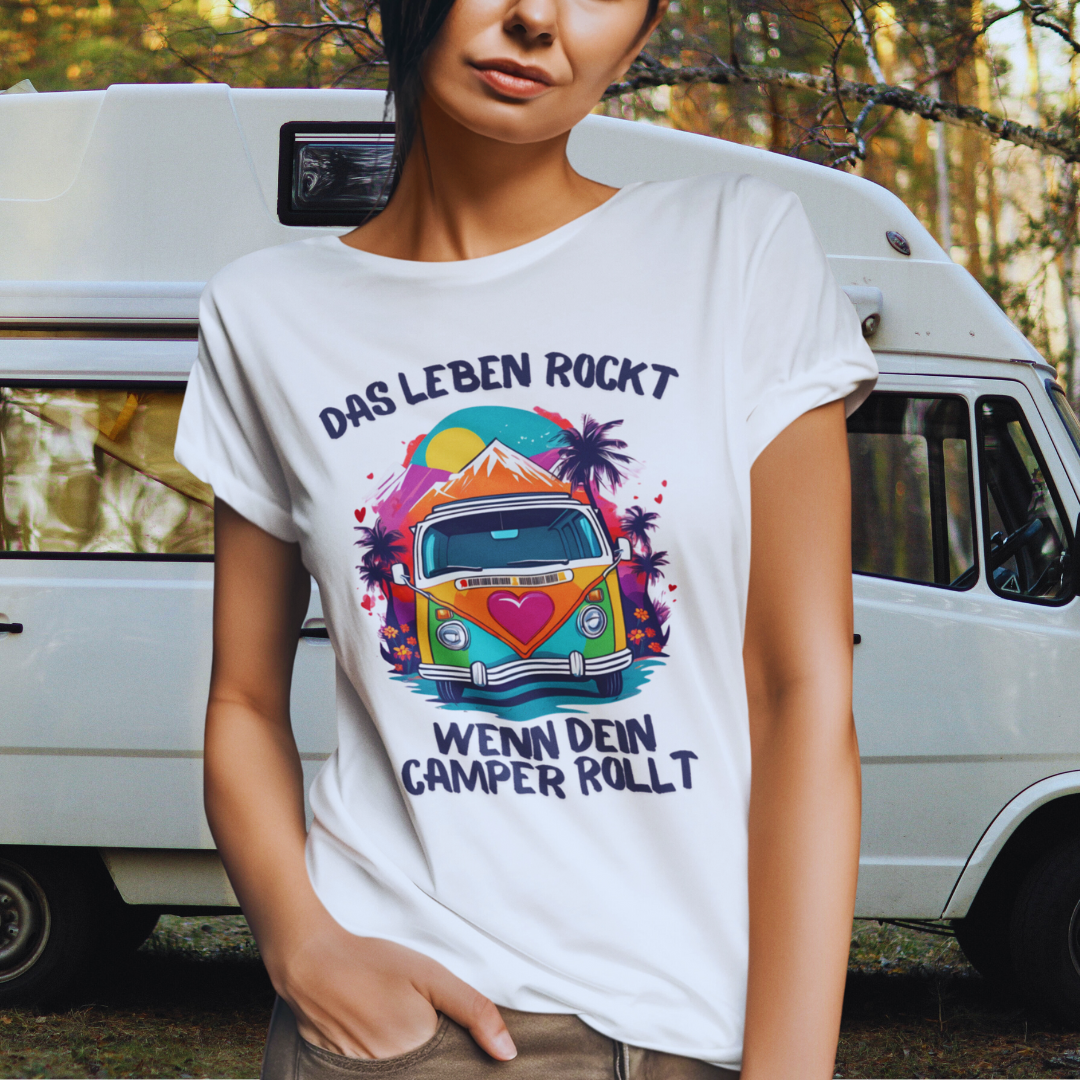 Das Leben rockt | Premium Shirt unisex