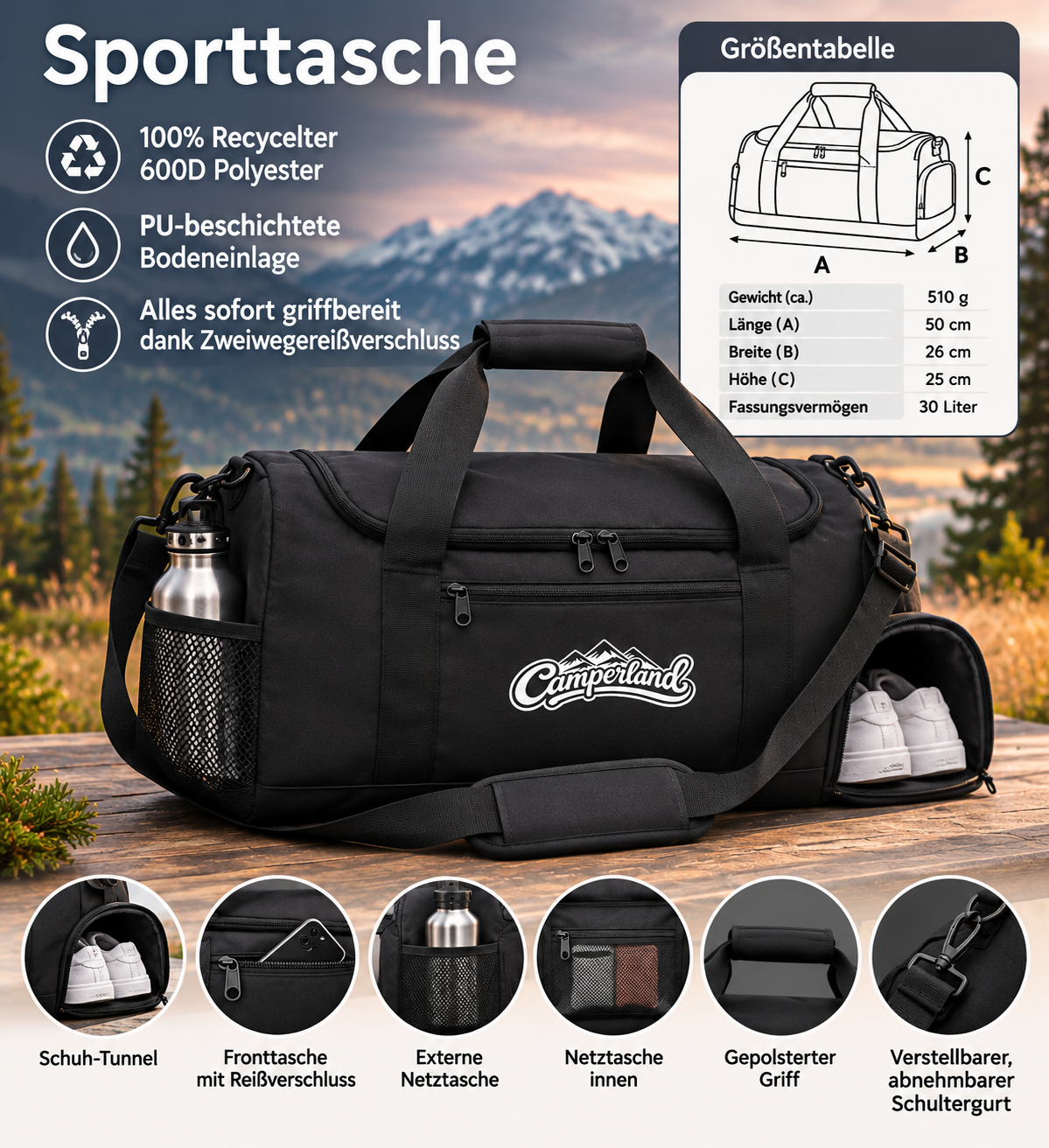 Camperland | Sporttasche