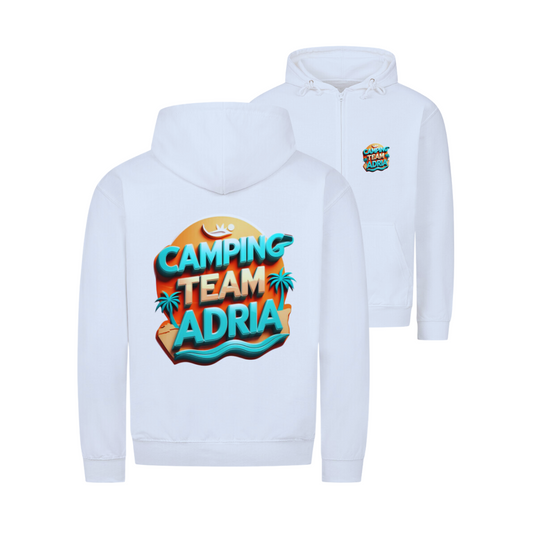 Camping Team Adria - beidseitiger Druck | Zipper Hoodie Unisex