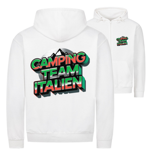 Team Italien - beidseitiger Druck | Zipper Hoodie Unisex