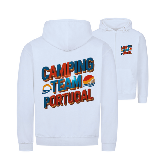 Camping Team Portugal - beidseitiger Druck |Zipper Hoodie Unisex