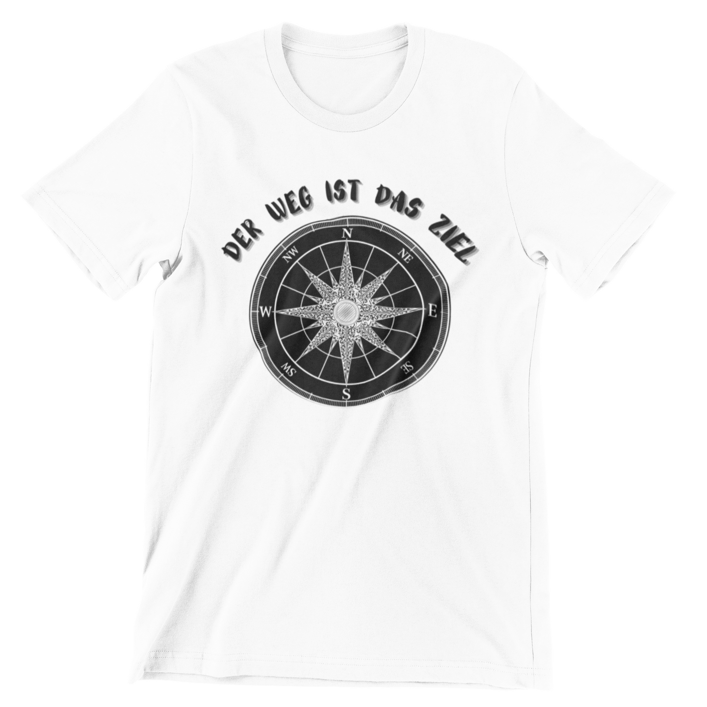 Der Weg ist das Ziel schwarz | Premium Shirt unisex