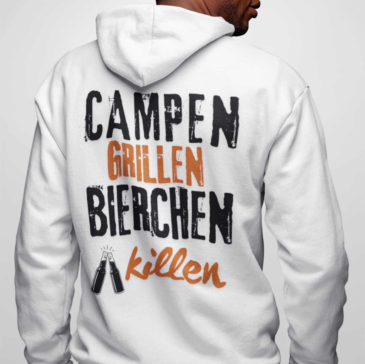 Bierchen killen - Rückendruck | Premium Hoodie Unisex
