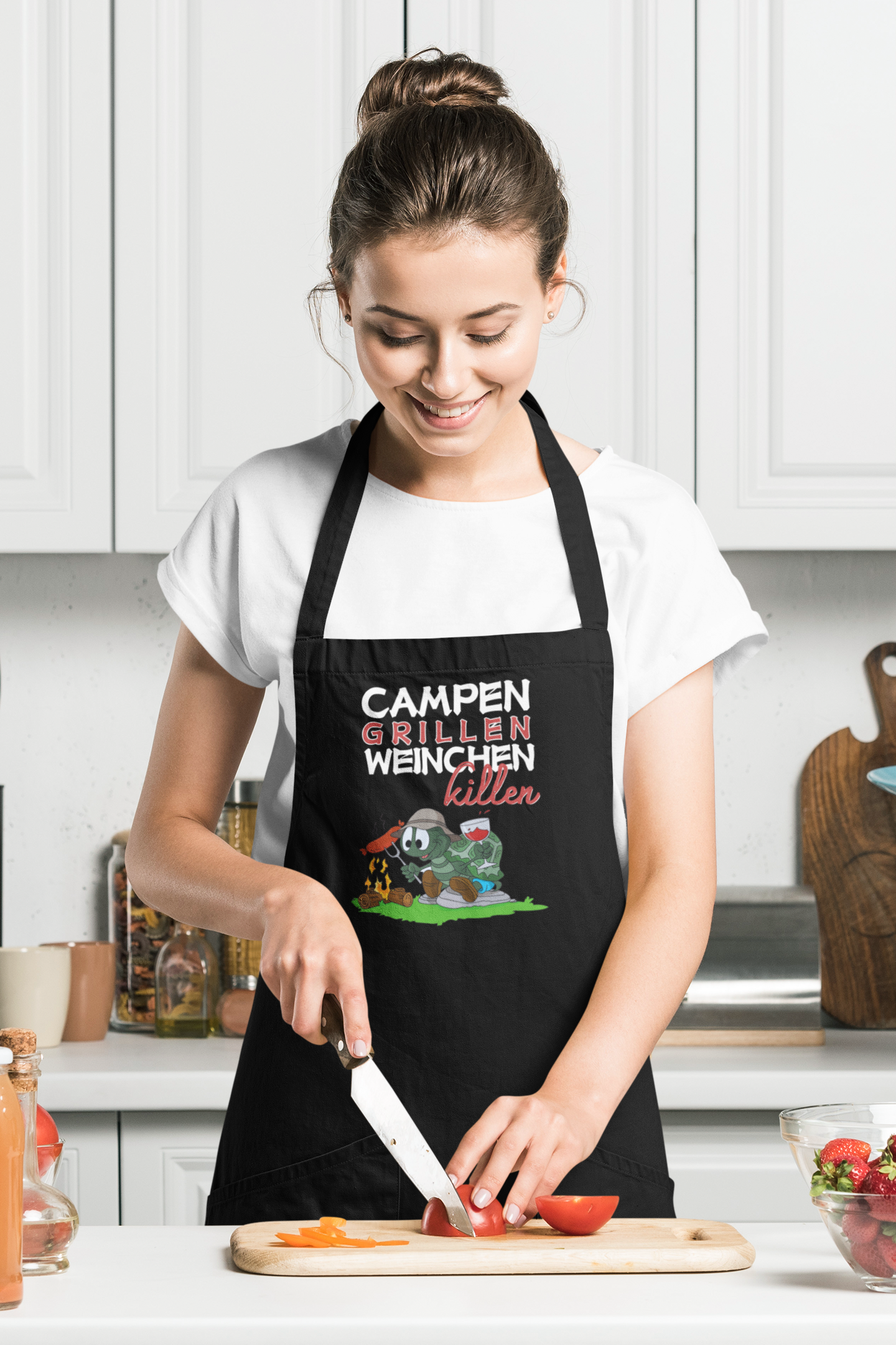 Weinchen Schildkröte | Latzschürze