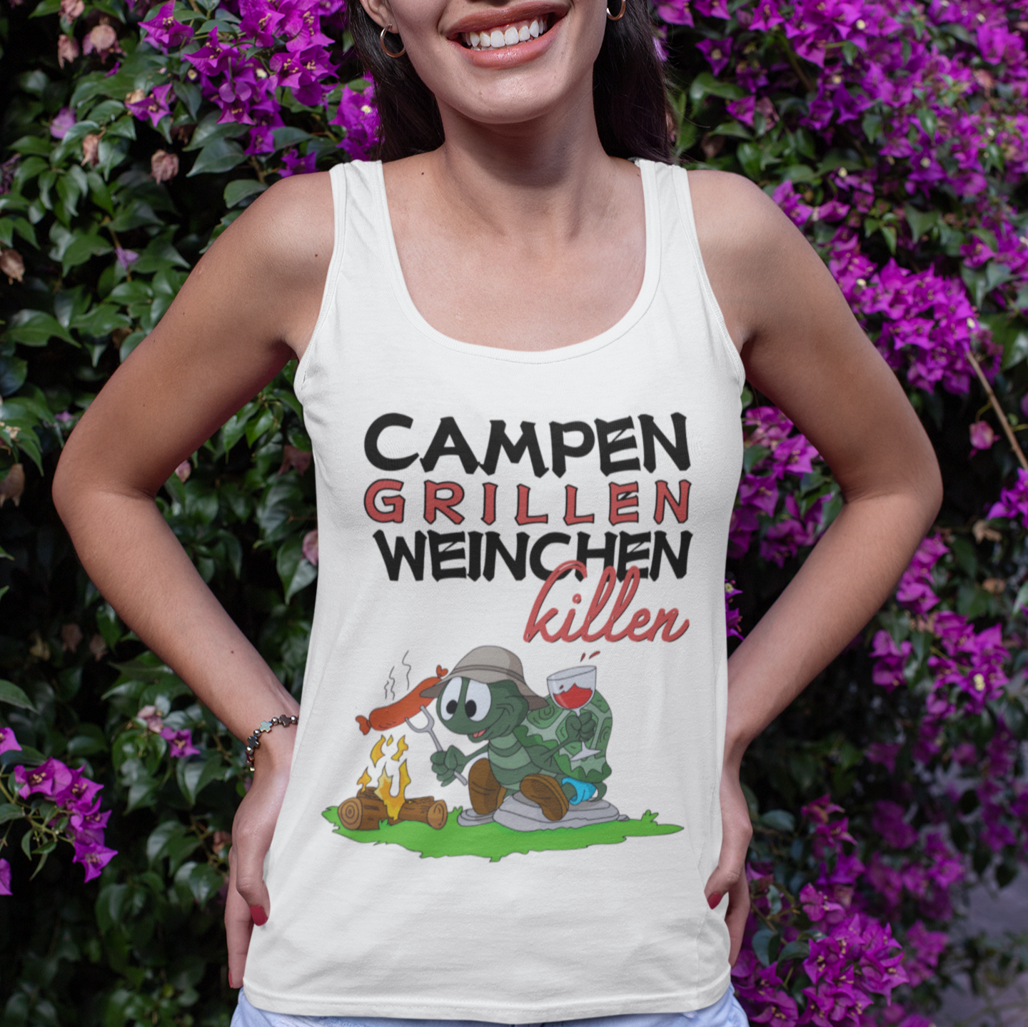 Weinchen Schildkröte | Premium Tanktop Women