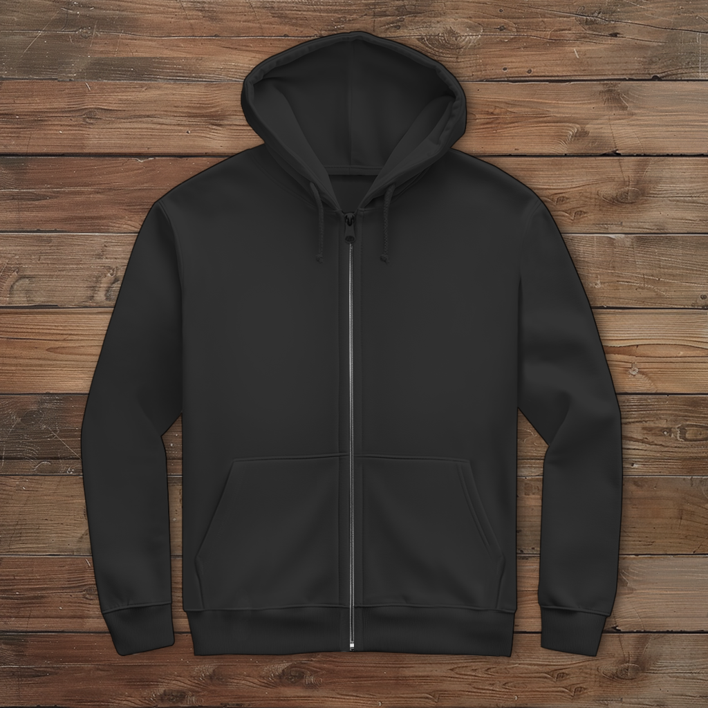 Endlich im Ruhestand - Rückendruck || Premium Zipper Hoodie