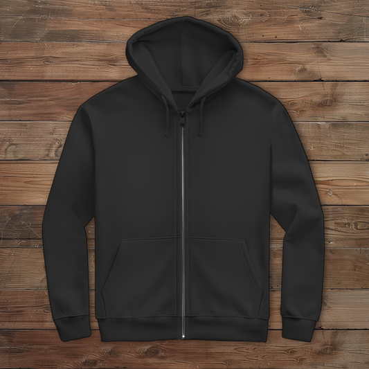 Endlich im Ruhestand - Rückendruck || Premium Zipper Hoodie