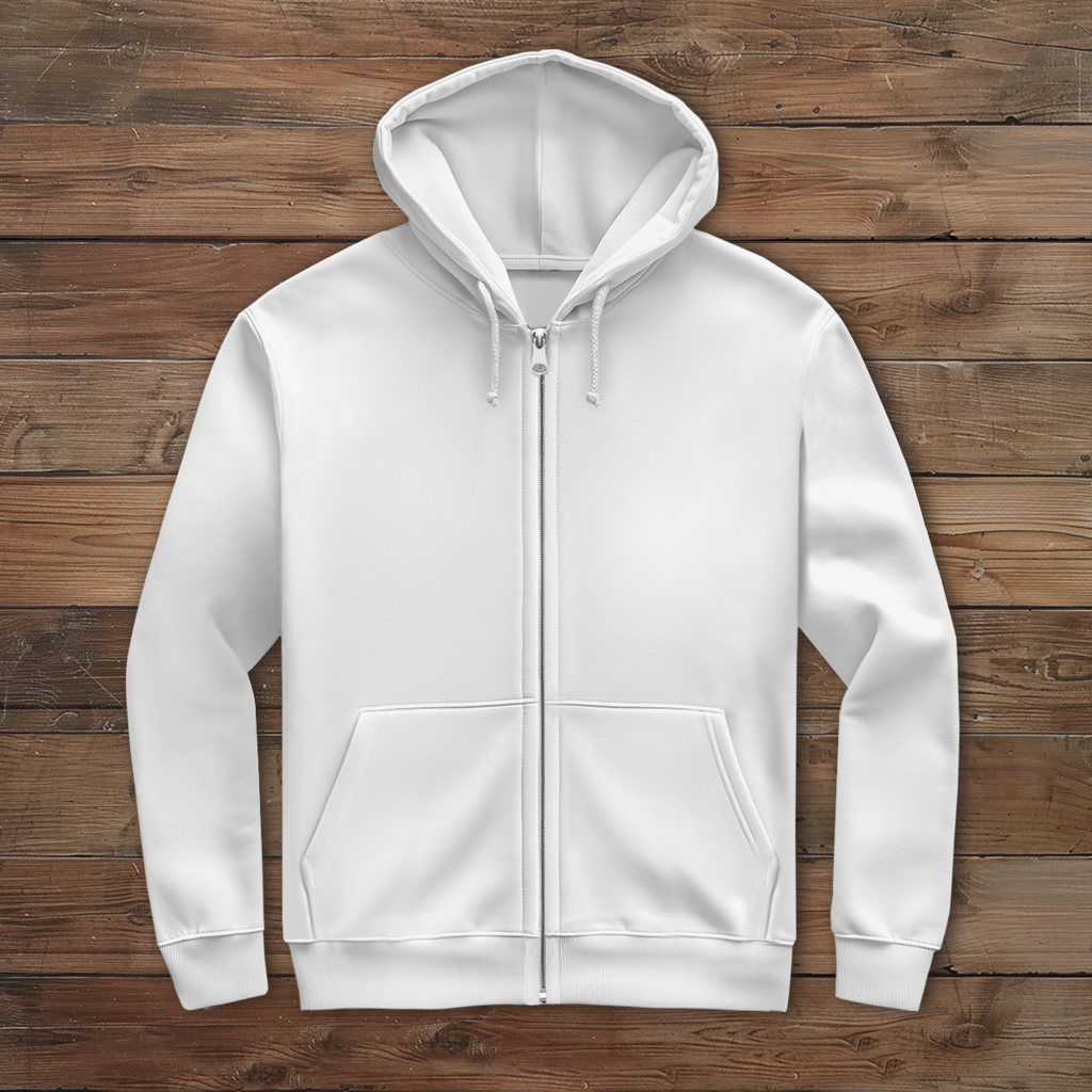 Endlich im Ruhestand - Rückendruck || Premium Zipper Hoodie