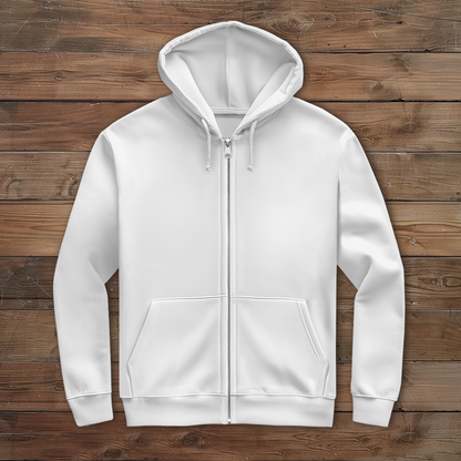 Endlich im Ruhestand - Rückendruck || Premium Zipper Hoodie