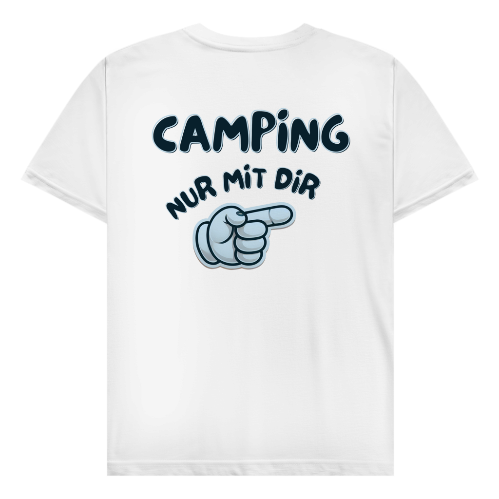 Nur mit dir rechts - Rückendruck  || Premium Shirt unisex