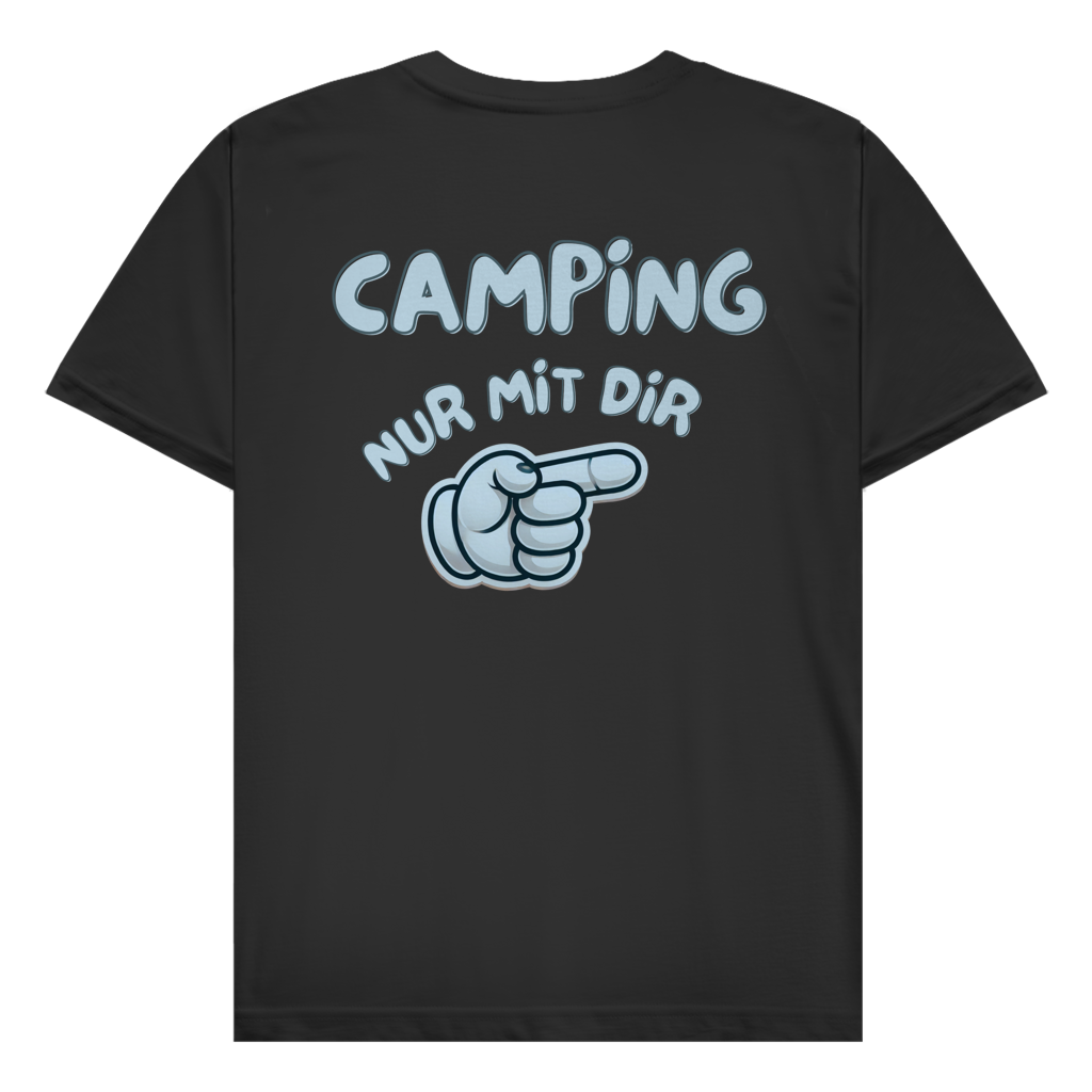 Nur mit dir rechts - Rückendruck  || Premium Shirt unisex