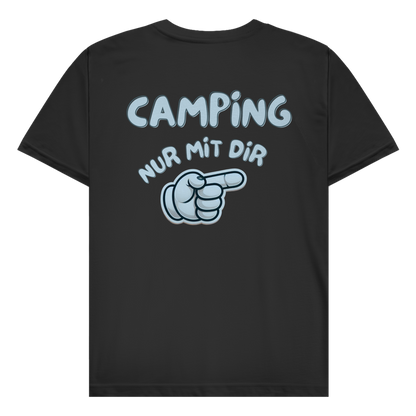 Nur mit dir rechts - Rückendruck  || Premium Shirt unisex