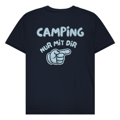 Nur mit dir rechts - Rückendruck  || Premium Shirt unisex