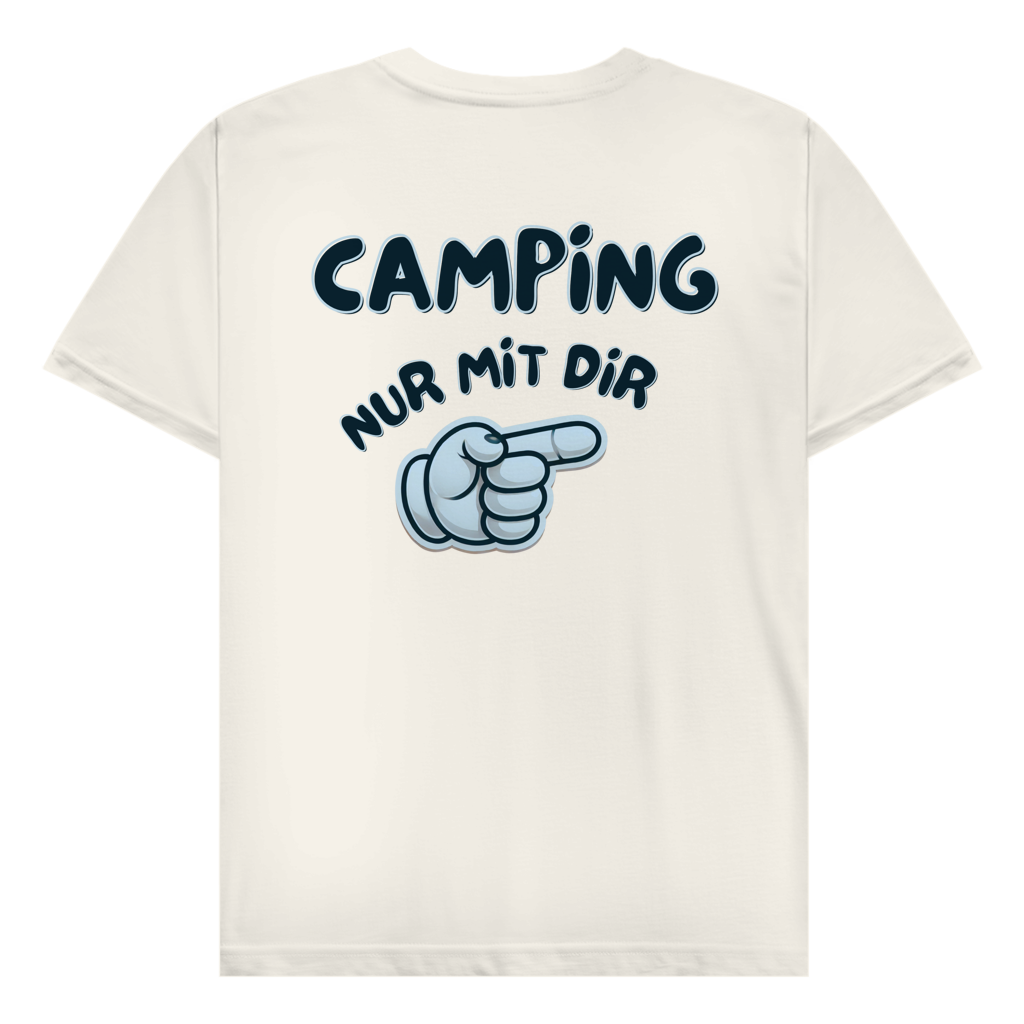 Nur mit dir rechts - Rückendruck  || Premium Shirt unisex