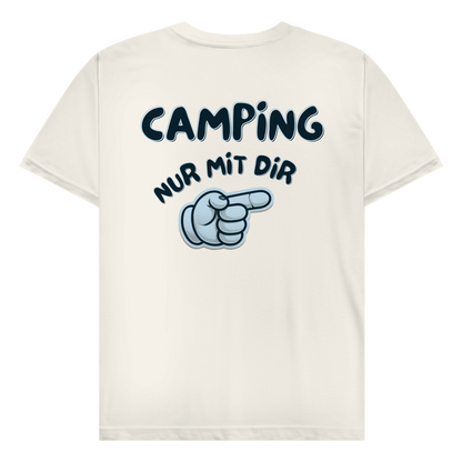 Nur mit dir rechts - Rückendruck  || Premium Shirt unisex