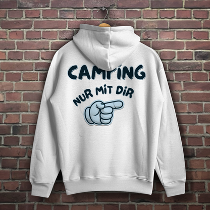 Nur mit dir - rechts - Rückendruck || Premium Hoodie unisex