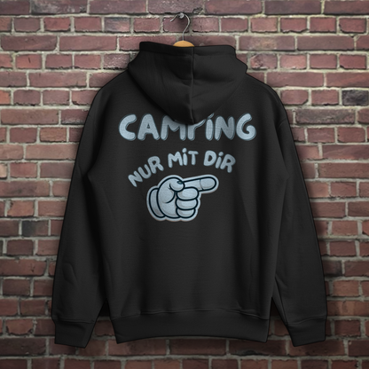 Nur mit dir - rechts - Rückendruck || Premium Hoodie unisex