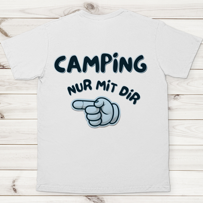 Nur mit dir - Rückendruck - links || Premium Shirt unisex