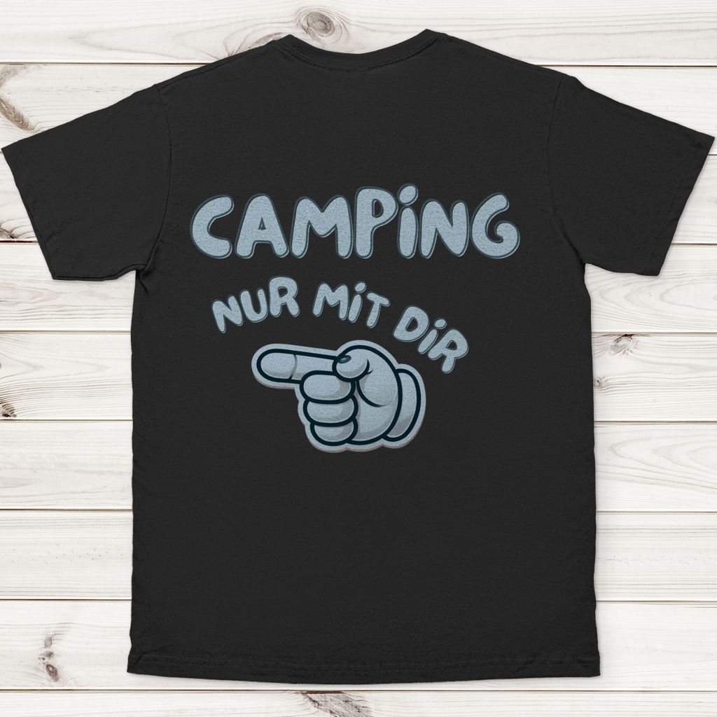 Nur mit dir - Rückendruck - links || Premium Shirt unisex