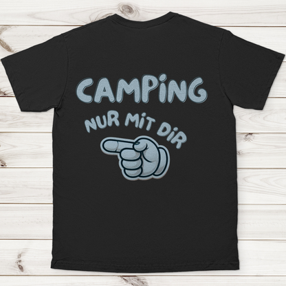 Nur mit dir - Rückendruck - links || Premium Shirt unisex