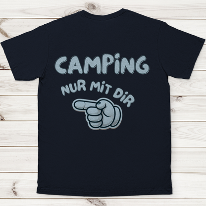 Nur mit dir - Rückendruck - links || Premium Shirt unisex