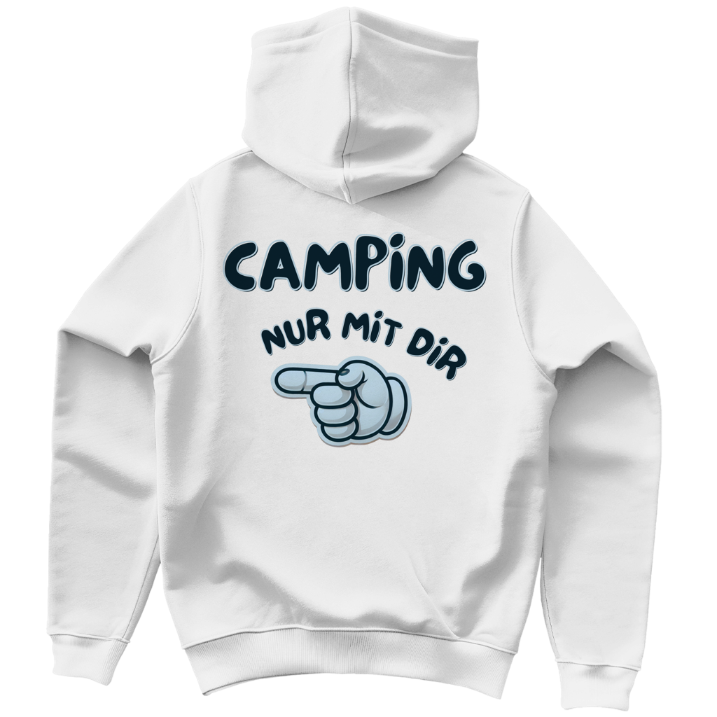 Nur mit dir - Rückendruck links || Premium Hoodie unisex