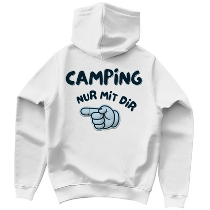 Nur mit dir - Rückendruck links || Premium Hoodie unisex