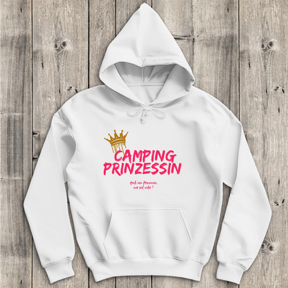 Camping Prinzessin pink || Premium Hoodie unisex