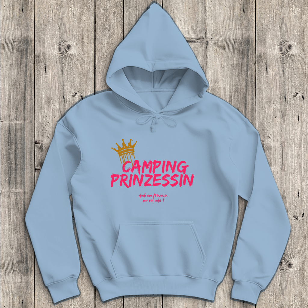 Camping Prinzessin pink || Premium Hoodie unisex