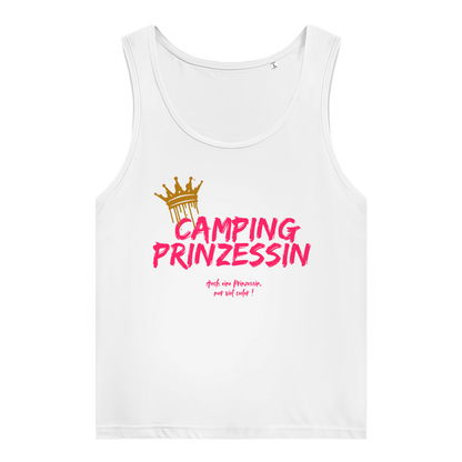 Camping Prinzessin pink || Damen Premium Organic Tank Top