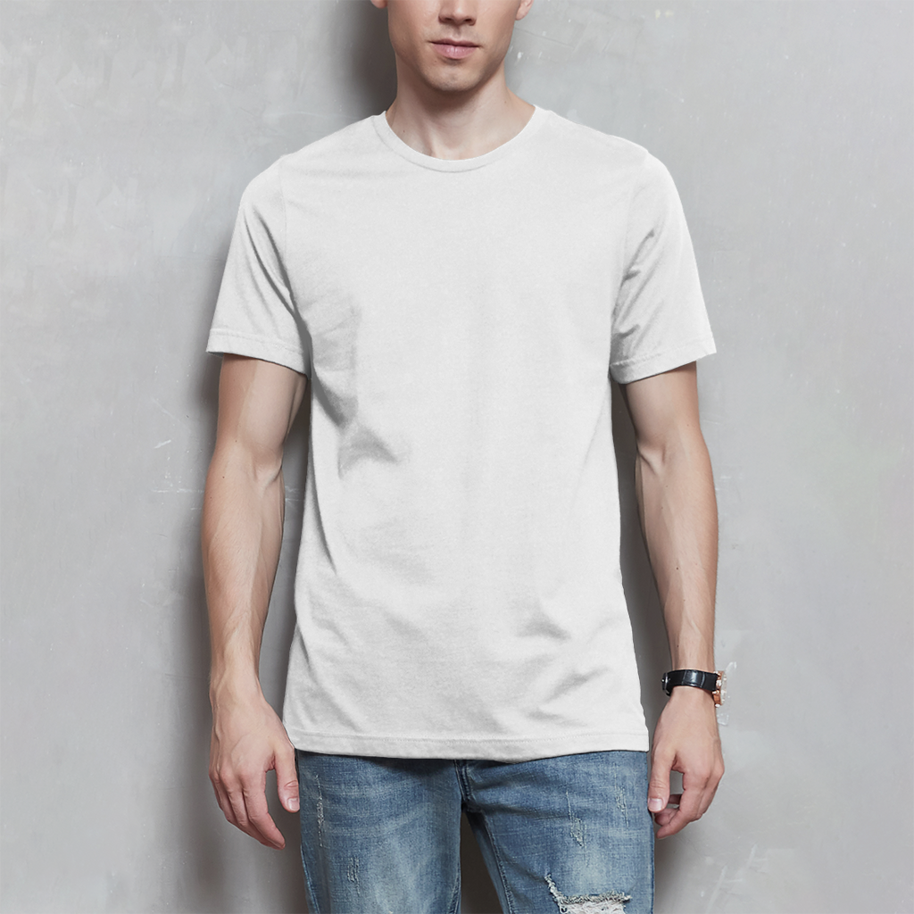 Männer mit Wohnmobil - Rückendruck || Premium T- Shirt unisex