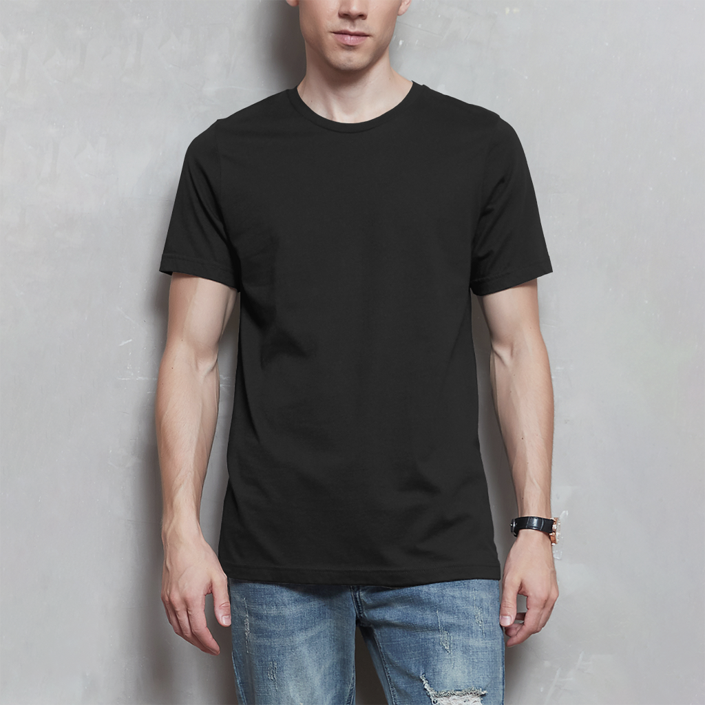Männer mit Wohnmobil - Rückendruck || Premium T- Shirt unisex