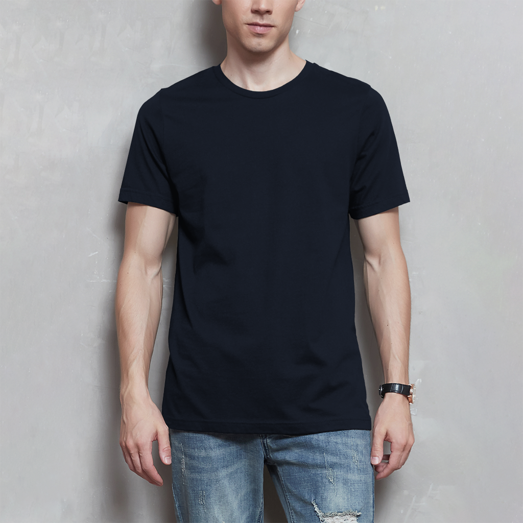 Männer mit Wohnmobil - Rückendruck || Premium T- Shirt unisex