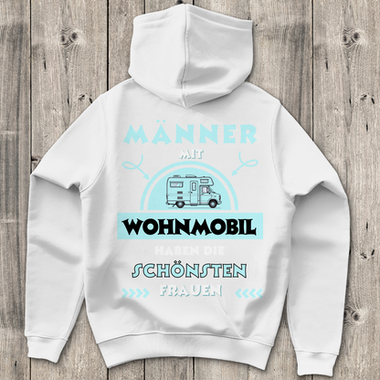 Männer mit Wohnmobil - Rückendruck || Premium Hoodie unisex