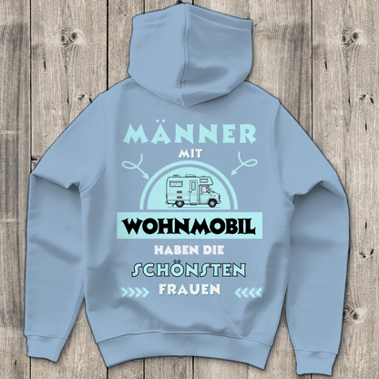 Männer mit Wohnmobil - Rückendruck || Premium Hoodie unisex