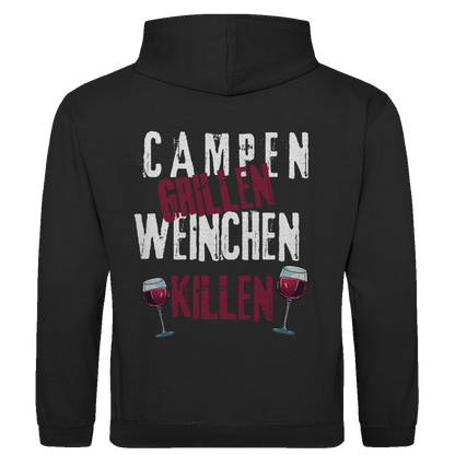 Weinchen killen - Rückendruck | Premium Hoodie unisex