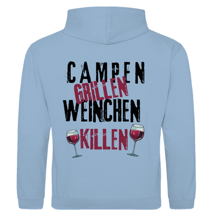 Weinchen killen - Rückendruck | Premium Hoodie unisex
