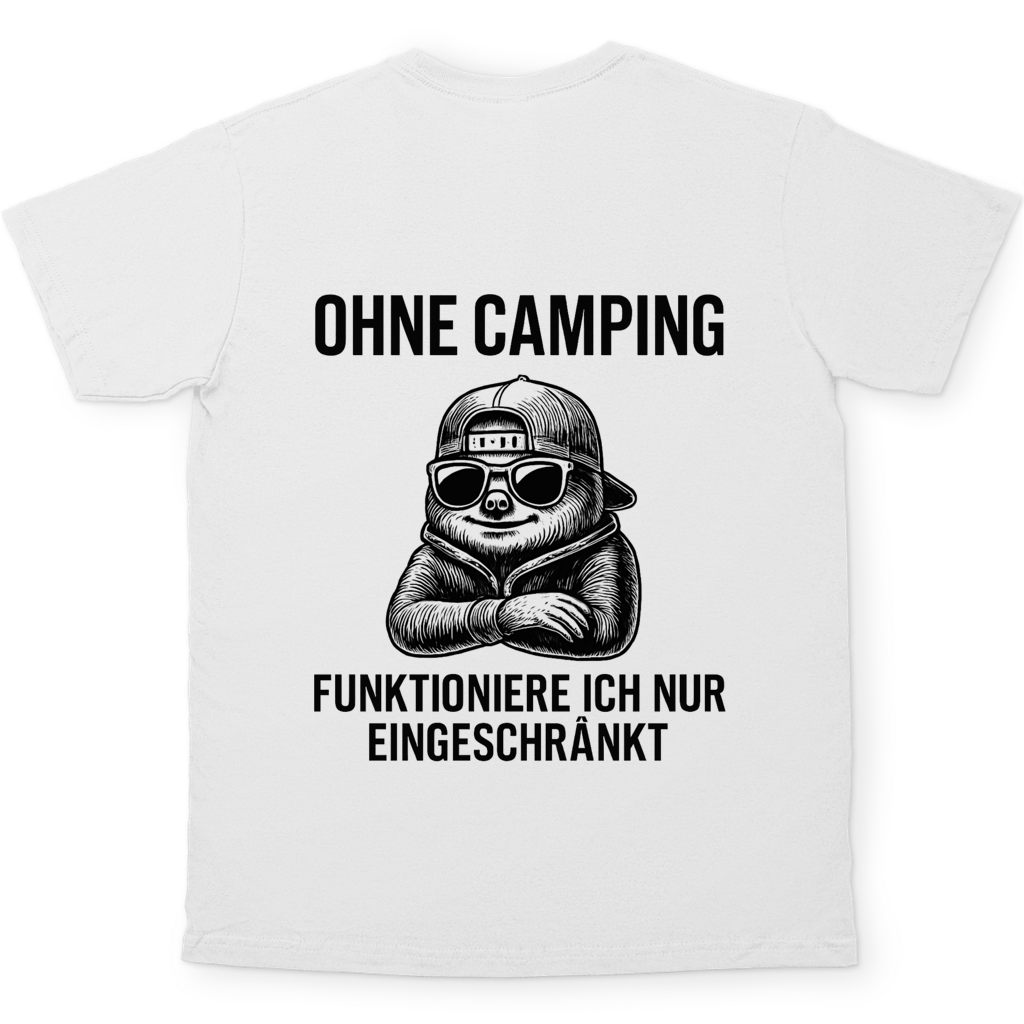 Funktioniere ich nur eingeschränkt - Rückendruck || Premium Shirt unisex